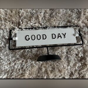 Hearth and hand table sign decor